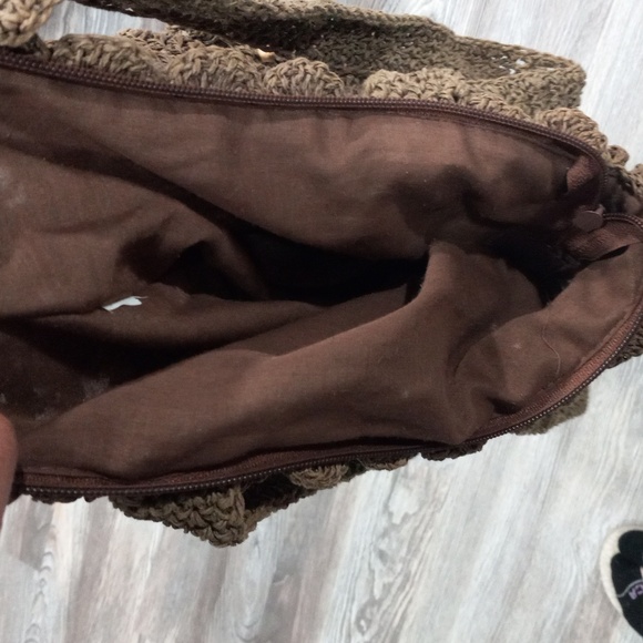 Handcrafted Brown Crochet Tote Bag - Picture 11 of 11